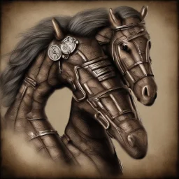 zentagle horse, steampunk