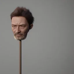 HEAD ON A STICK