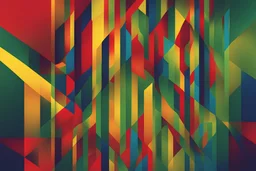 background image abstract art geometric green red blue yellow