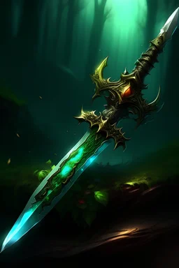 Poison dagger digital art fantasy style