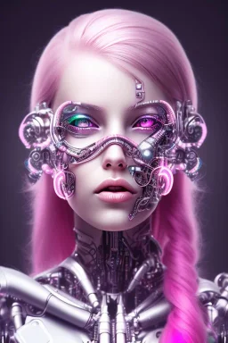 cyborg, pink hair, sexy, perfekt, real, dream