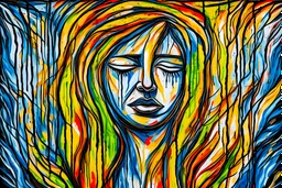 abstract art of pain of a victim of abuse of a manipulative narcissist