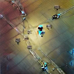 colored pins positioned throughout a map, roads and highways, desaturated colored map, highly detailed, intricate design, smooth, realistic render, Artstation, smooth, sharp focus, illustration, artgerm, tomasz alen kopera, peter mohrbacher, donato giancola, joseph christian leyendecker, wlop, boris vallejo