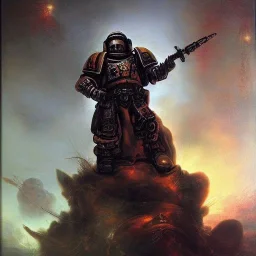 Rembrandt space marine