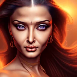 aishwarya rai, hot goddess, by Mahmoud Sai, Cartographic, Closeup-View, 16k, Lumen Global Illumination, Diffraction Grading ,beautiful