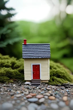 tiniest house ever, tilt shift, analog photo