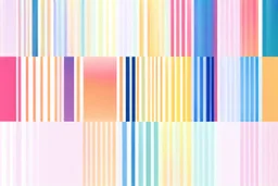 minimal clean thick vertical lines each line has different colour creating nice colour gradients representin modern summer