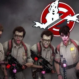 imagine zombie ghostbusters, ultra realistic, cinematic