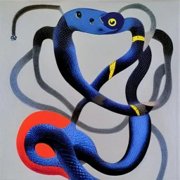 Putin snake by joan miro