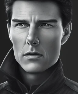 portrait Tom Cruise in Jack Hass