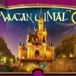 A magical canal city of wizards, witches and warlocks with a castle Mai Kemble style