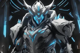 grendel in 8k solo leveling shadow artstyle, ice white bear them, blue neon effect, full body, apocalypse, intricate details, highly detailed, high details, detailed portrait, masterpiece,ultra detailed, ultra quality