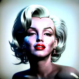 Realistic image portrait, Marylin Monroe, highly detailed, concept art, unreal engine 5, ray tracing, RTX, lumen lighting, ultra detail, volumetric lighting, 3d, finely drawn, high definition, high resolution.