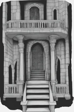 Castle ravenloft balcony