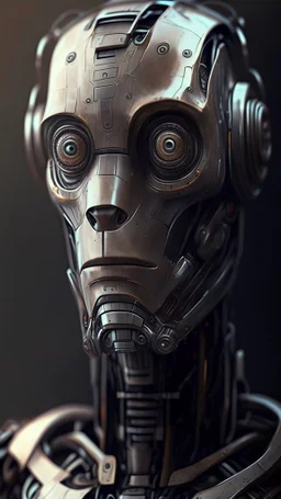 robot portrait ultra realistic