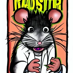 Mad scientist rat lightning