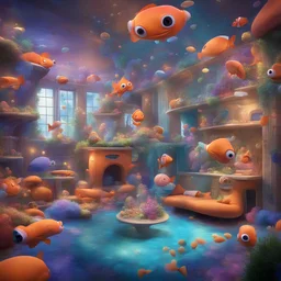 Party in Nemo's Apartment Complex fantasy