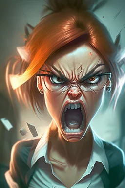 Angry Lux IT professional