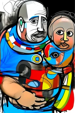 expressionism, Pixar style, in abstract art Basquiat, Picasso, Miro, Kandinsky, Klee, Birell, Fairey, Ardon, Buffet aand Picasso style, HD --s 750 --v 5.1 --style raw, water color