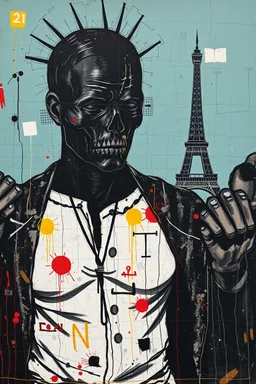 this isnt a game this is financial warfare style of basquiat x pollock