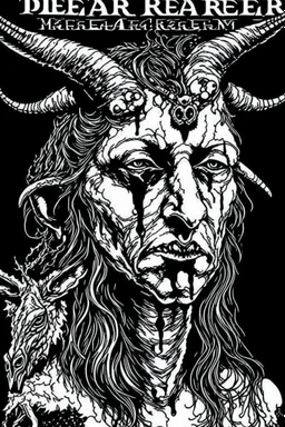 A goat black metal 2d