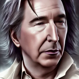 stunning, photoillustrative watercolor of Alan Rickman as Severus Snape with wand, ghost holographic realistic deer, artwork, Flickr, 8 k, detailed matte, ultrafine detail, high-quality, George Grie, Anne Dittman, Anne Stokes, Lisa Parker, Selina French, alphonse mucha