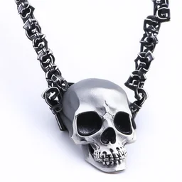 bones punk fashion neckless