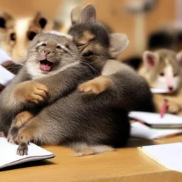 happy Animals studing