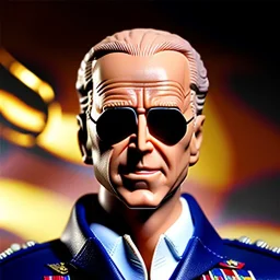 G.i. Joe toy doll air force pilot Joe Biden face sunglasses with boots full body in package 2020