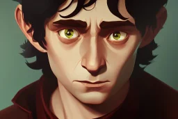 Portrait of Frodo by Jake Bartok