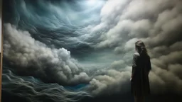 This is not just a backdrop, but a living, breathing entity converging on the canvas of our imagination."