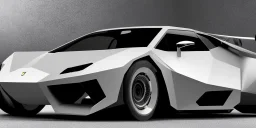 jet powered concept car . lambo