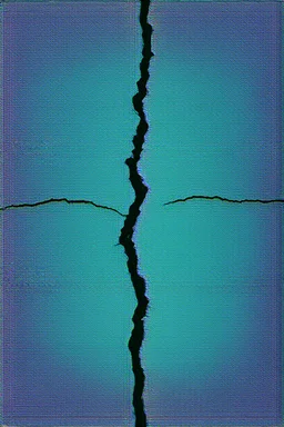 a crack in the fabric of reality; neo-surrealistic optical art