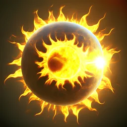 realistic sun