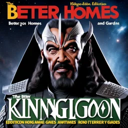 The Klingon edition of Better Homes and Gardens with title