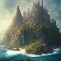 Mysterious island, --s 8000000, cinematic lighting, intricate details, ultra realistic style, 8k resolution