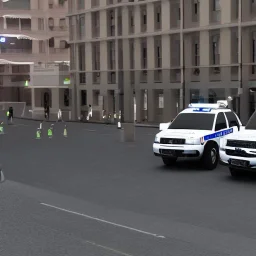 RENDER 3D AUSTRALIAN POLICE