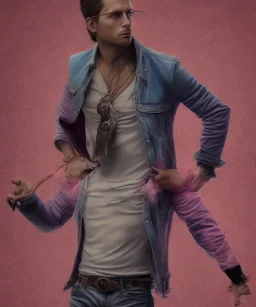 wearing pink jeans Trump