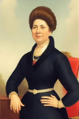 Female president modern, attractive portrait