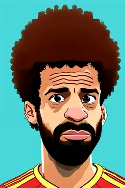 محمد صلاح كرتون ثنائى الابعاد