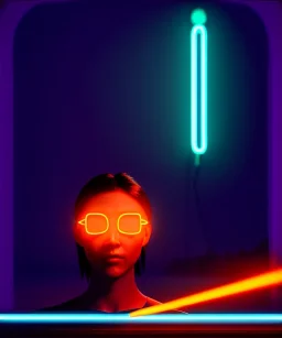 Ultra realistic photographic night portrait, cinematic, <Asian woman> many wires coming out of the head <garage> <friend>, hot, retro futuristic dress <Helmut newton photo style>, neon lights, color fog, soft color, highly detailed, unreal engine 5, ray tracing, RTX, lumen lighting, ultra detail, volumetric lighting, high definition.