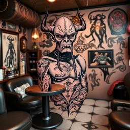 A Klingon tattoo parlor.