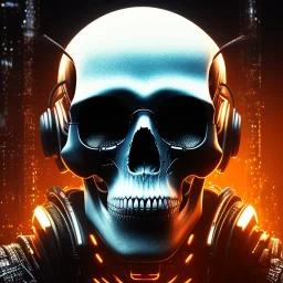 cyberpunk style ink ball skull picture in detailed tecnomancer frame, big black eyes, unreal engine 5, 8k resolution, photorealistic, ultra detailed, frame extreme sharp, accurate