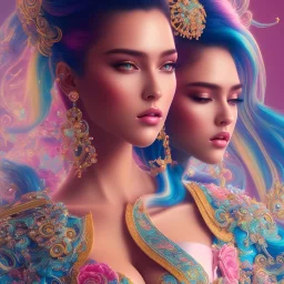 sexy, beautiful, young woman, detailed gorgeous face, vaporwave aesthetic, synthwave, colorful, psychedelic, artstation, concept art, smooth, extremely sharp detail, finely tuned detail, ultra high definition, 8 k, unreal engine 5, ultra sharp focus, illustration, art by artgerm mary dimova, jim lee, greg rutkowski and alphonse mucha