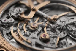 macro shot of mechanical watches