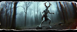 3d airbrush render,i was cooking garlic and went out to eat and something hit me hard and i wake up puked and wrestled a albino lycantrophic tap dancer and ran to the forest to sleep , pinhole cam, airbrush 3d rendering, in the style of Titian and Dali , torn edges on border