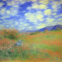 Vulcan landscape by monet