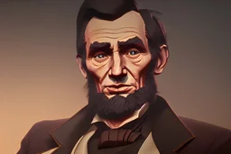 Abraham Lincoln ,3d, 4k