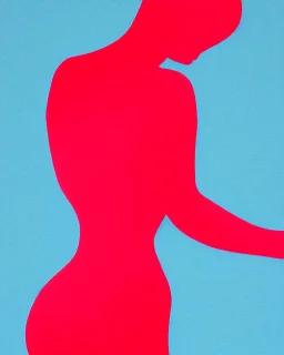 akvarel, woman body red, and golden, abstract, curvy, pastels, light, beautiful curves, woman from back, rosa, circle, back, spine, light, pastel, blurry, postmodern art, graphical, masterpiece, abstract art, contrast colors