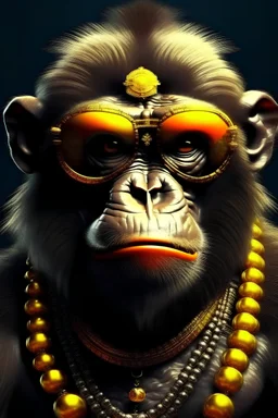 I am monkey, but strong and rich monkey, but show me in acid style